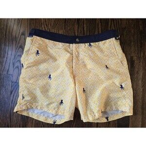 MC2 SAINT BARTH SWIM TRUNKS Sz L, Mesh Lining 3 Pockets Adjustable Waist LUXURY